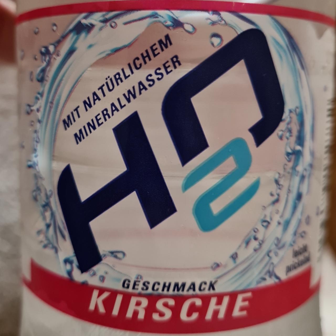 Fotografie - H2O Kirsche Geschmack Mineralwasser