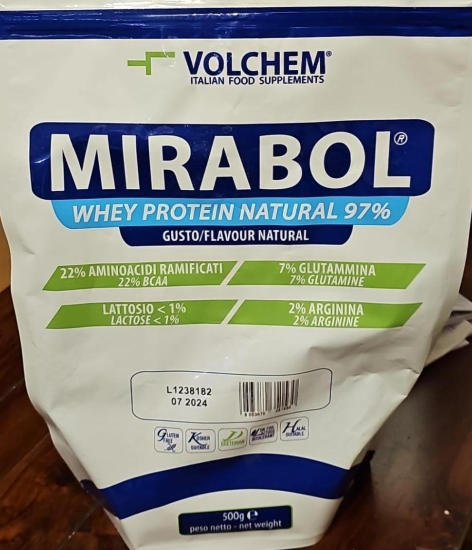 Fotografie - Mirabol Whey Protein Natural 97 % Volchem