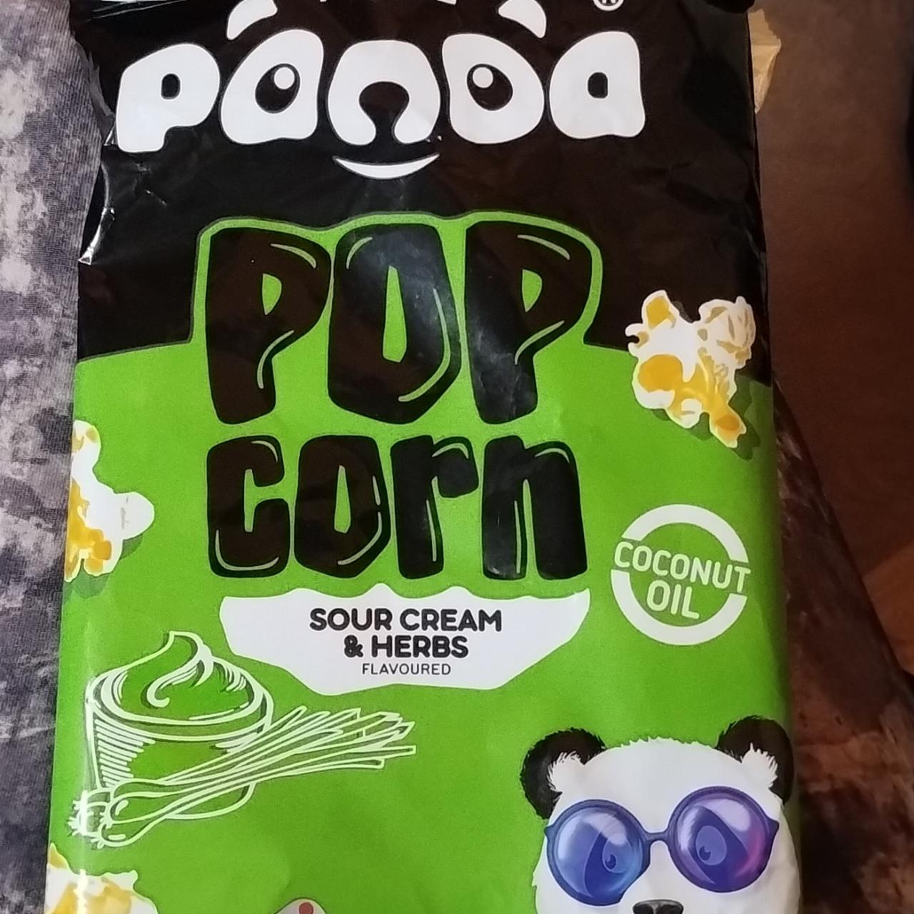 Fotografie - popcorn Sour cream & herbs Panda