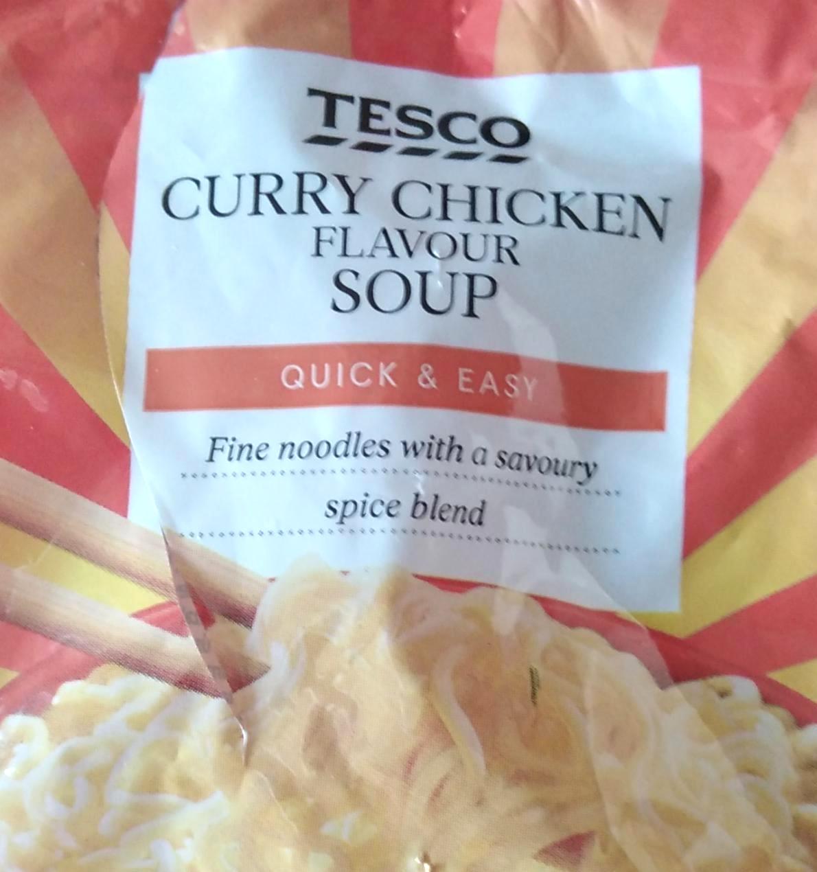 Fotografie - Curry Chicken Flavour Soup Tesco