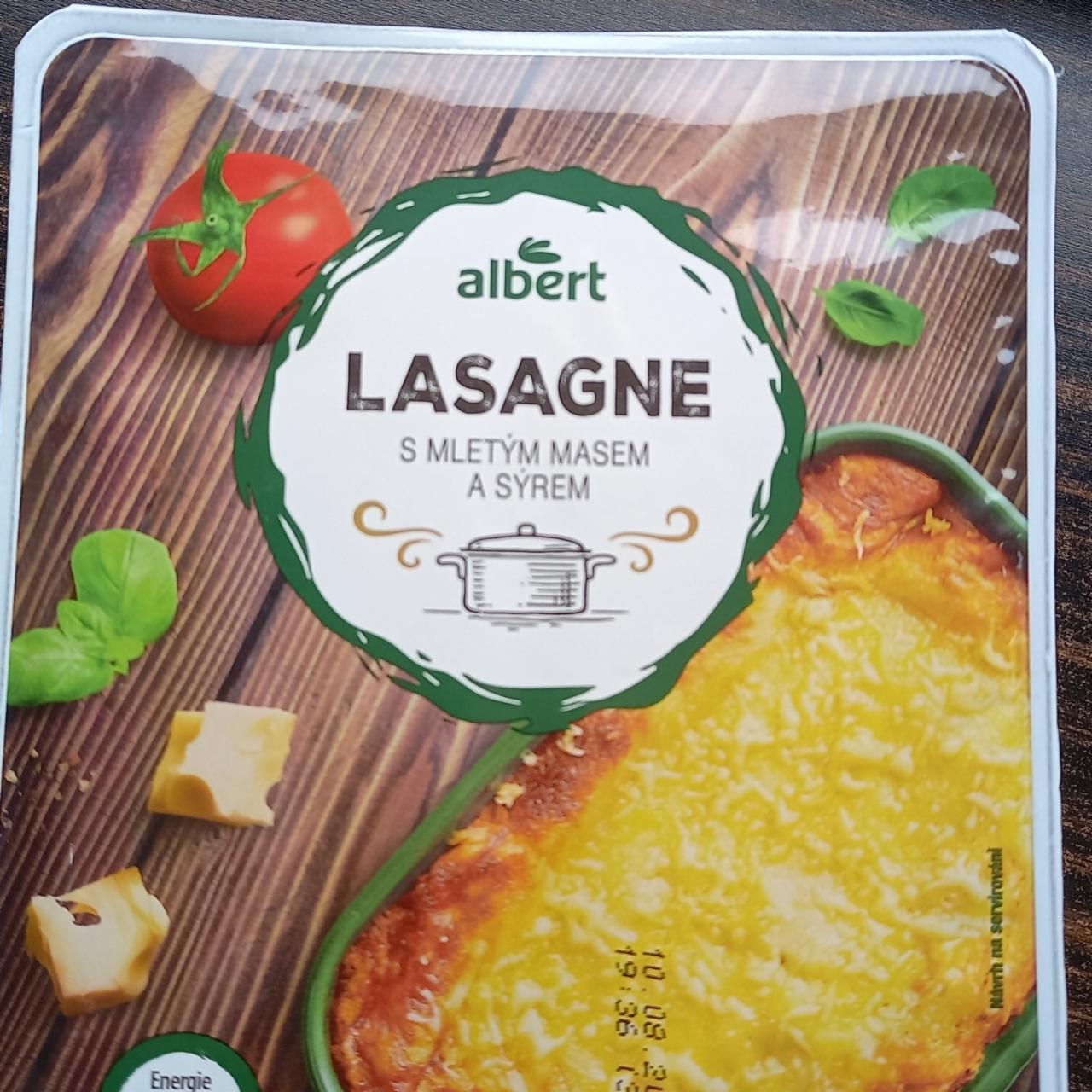 Fotografie - Lasagne s mletým masem a sýrem Albert