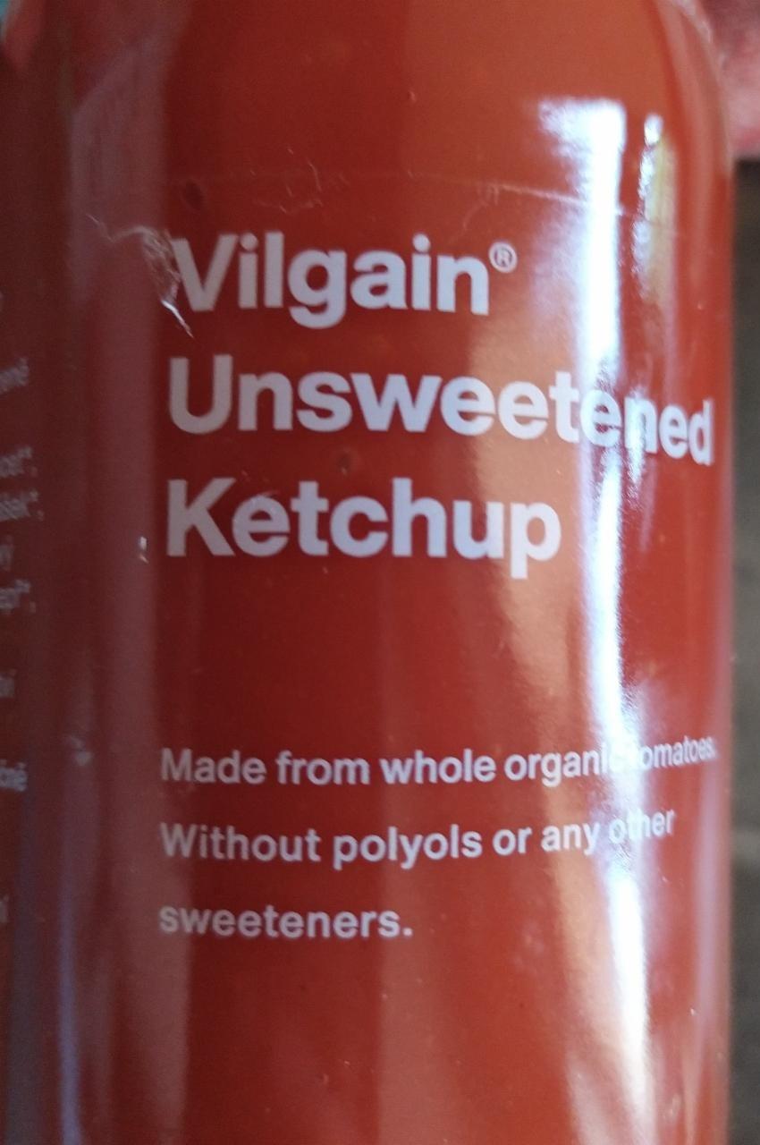 Fotografie - Unsweetened Ketchup Vilgain