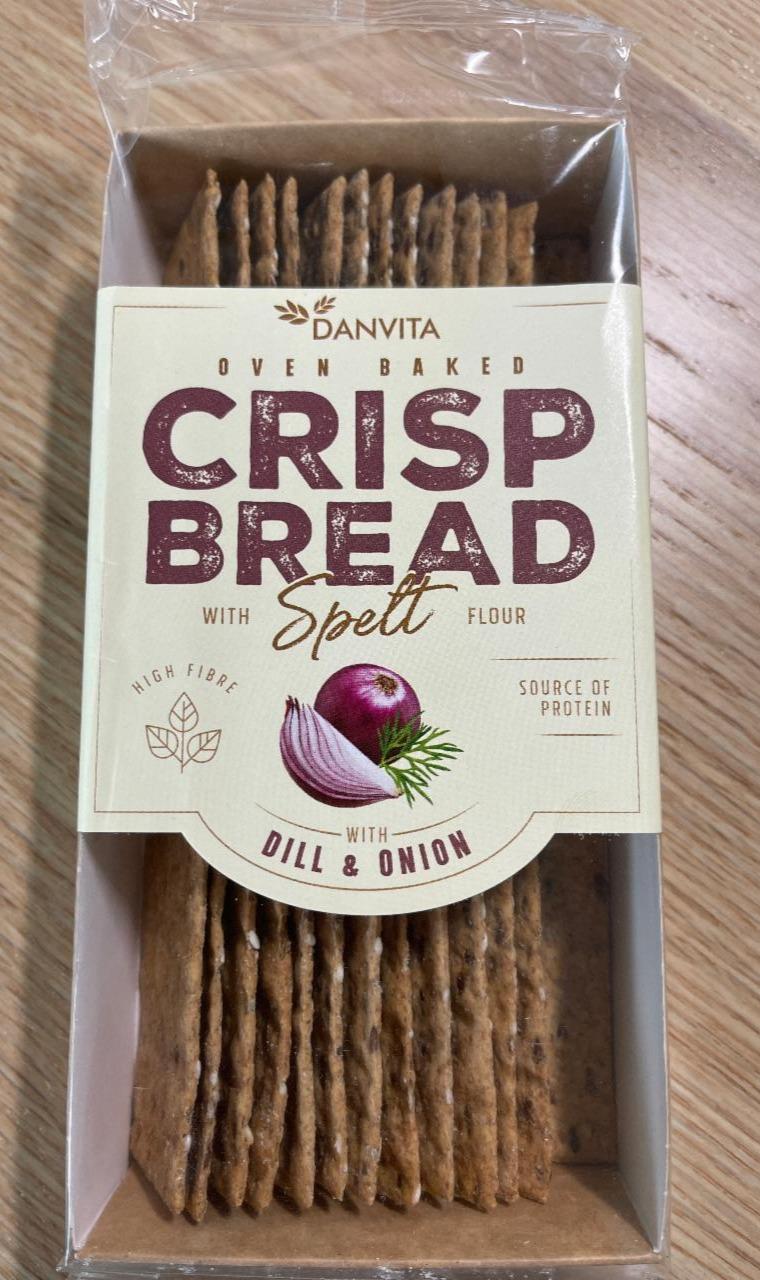 Fotografie - Oven baked Crisp bread with Spelt flour with Dill & Onion Danvita