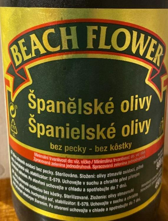 Fotografie - Španělské olivy černé bez pecky Beach Flower