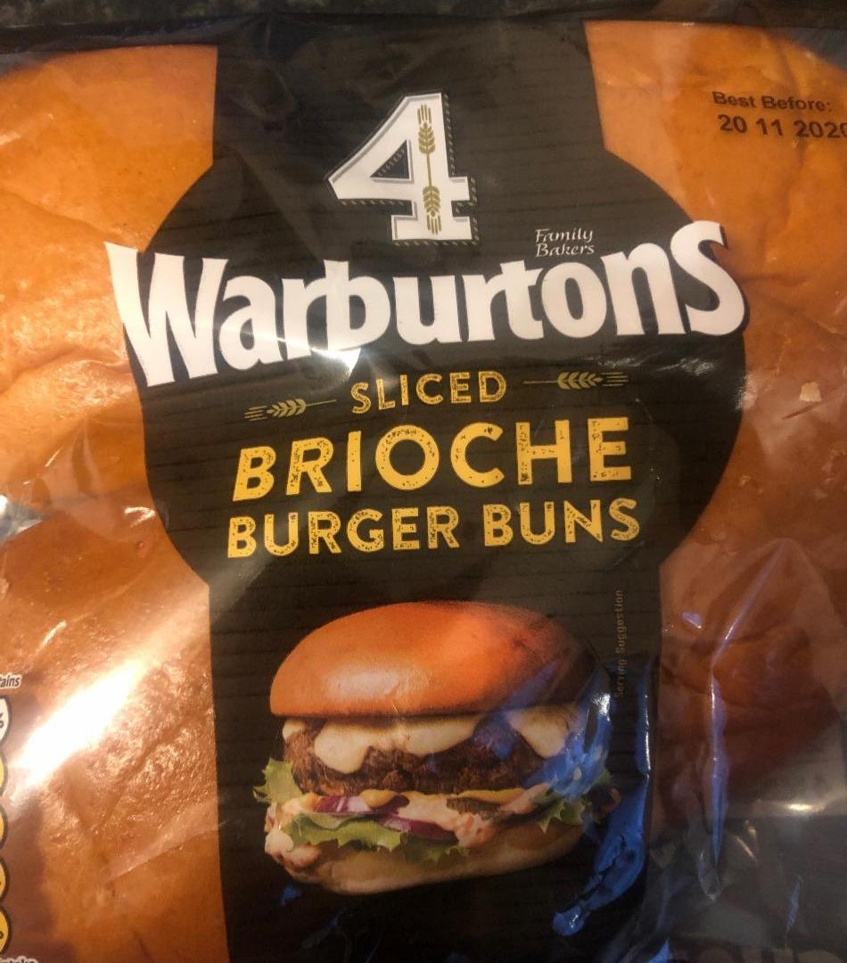 Fotografie - brioche burger buns Warburtons