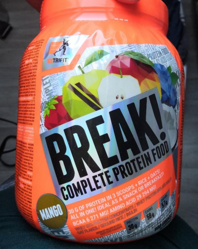 Fotografie - BREAK! Complete protein food mango