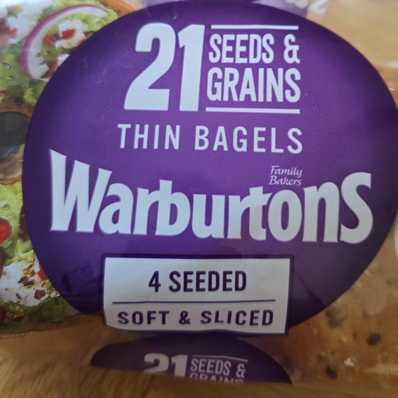 Fotografie - bagel 21 seeds and grains Warburtons