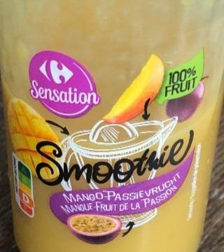 Fotografie - smoothie mango, passion fruit Carefour
