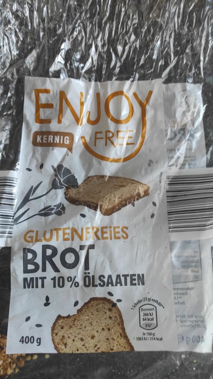 Fotografie - Glutenfreies Brot mit 10% ölsaaten Enjoy free