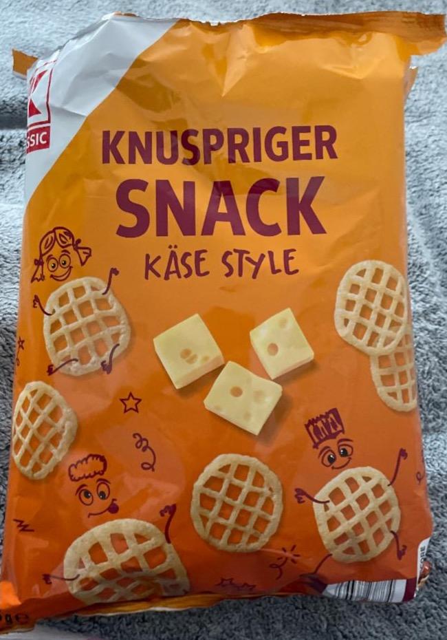 Fotografie - Knuspriger Snack käse style K-Classic