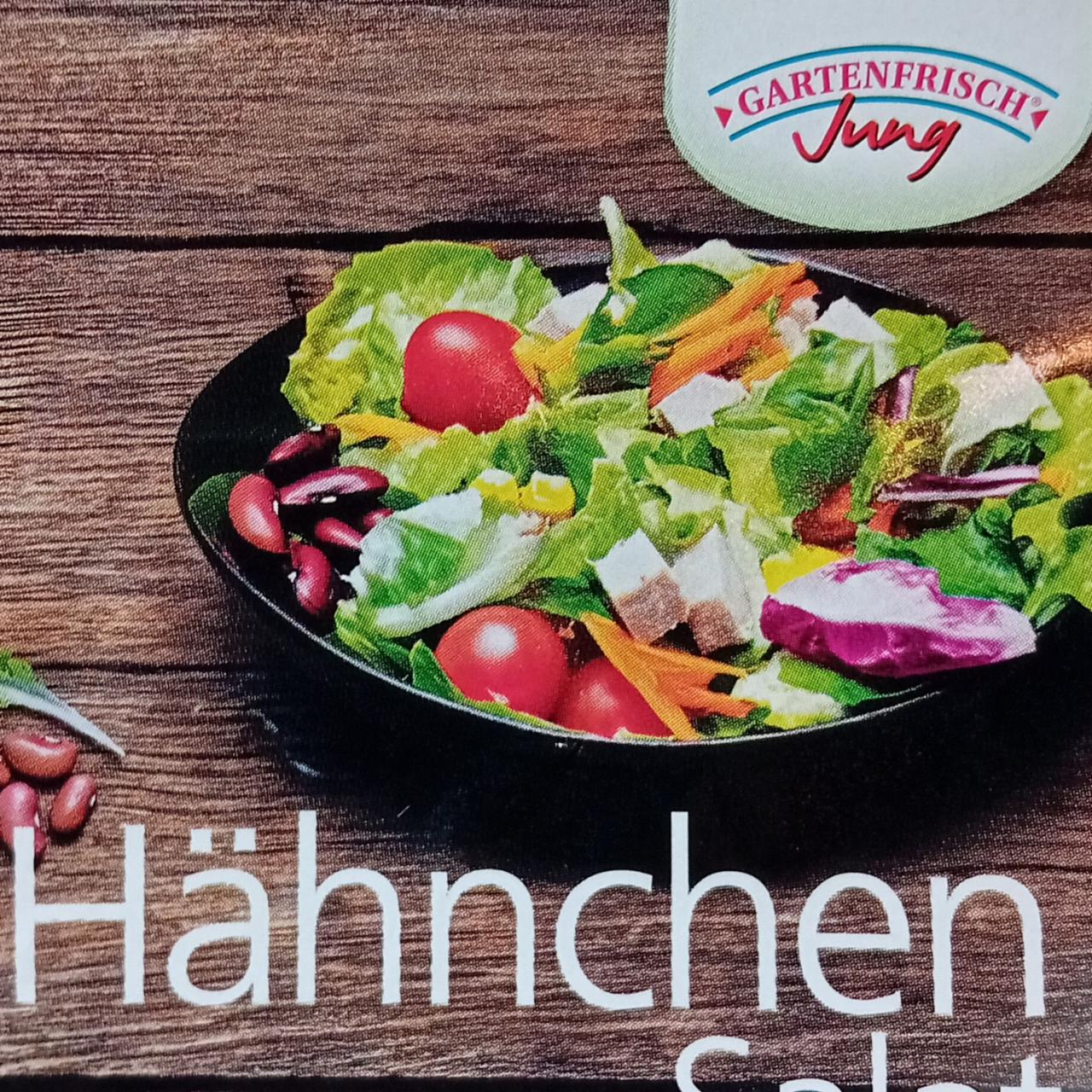 Fotografie - Hähnchen Salat Gartenfrisch Jung