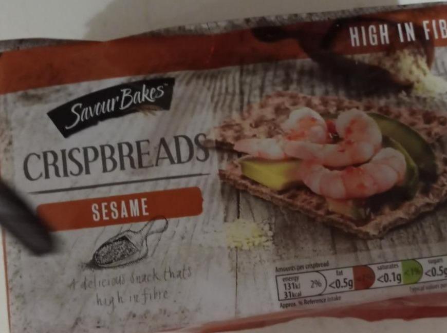 Fotografie - Savour Bakes sesame crispbreads