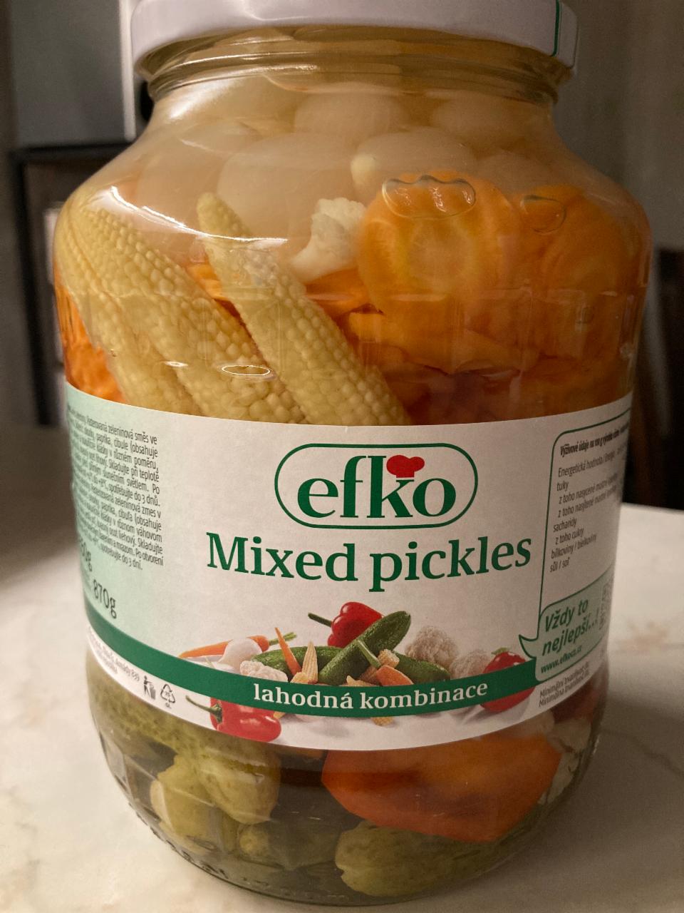 Fotografie - Mixed pickles Efko