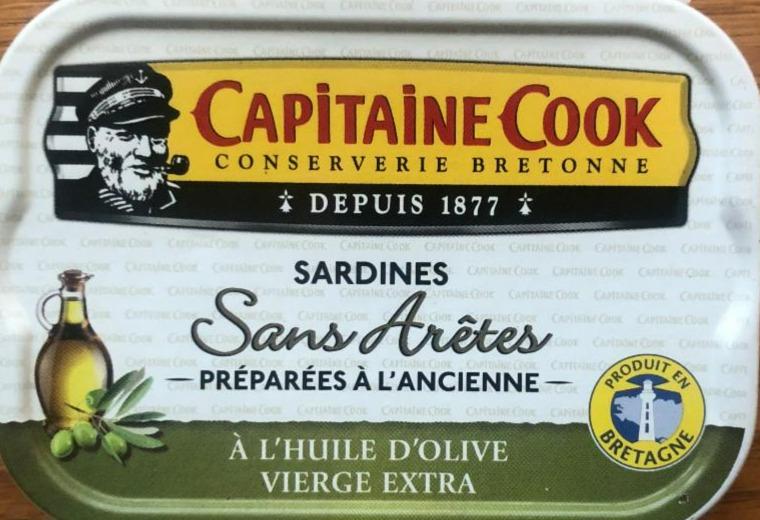 Fotografie - Sardines sans arête à l'huile d'olive vierge extra Capitaine Cook