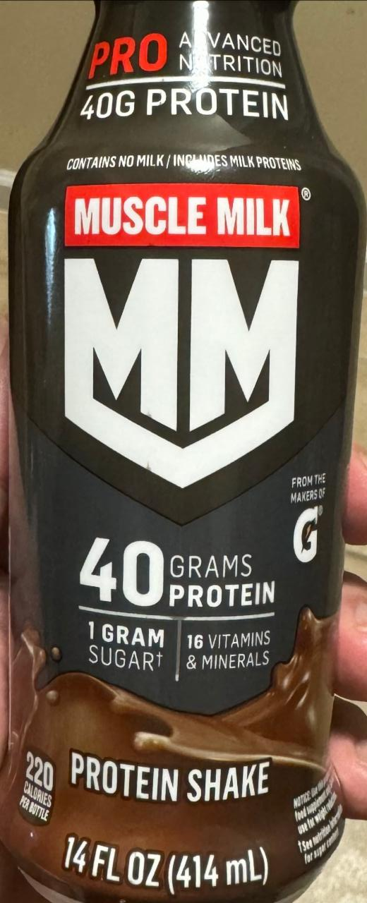 Fotografie - MM Protein Shake Chocolate Muscle Milk
