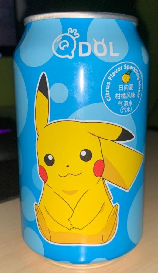 Fotografie - Citrus Flavor Sparkling Water Pikachu QDOL