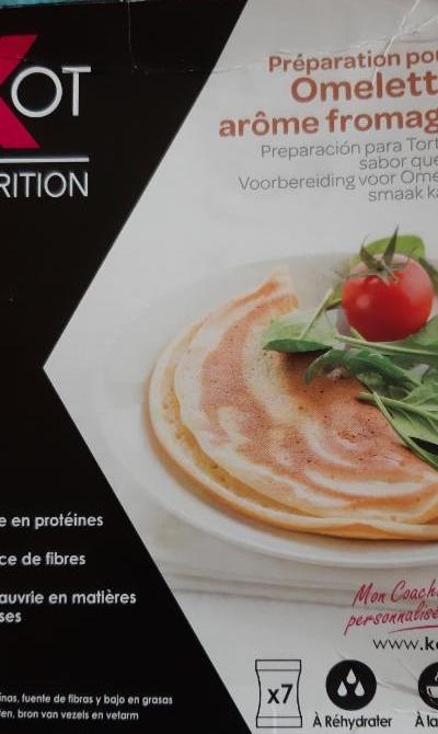 Fotografie - Omelette Arôme Fromage KOT Nutrition
