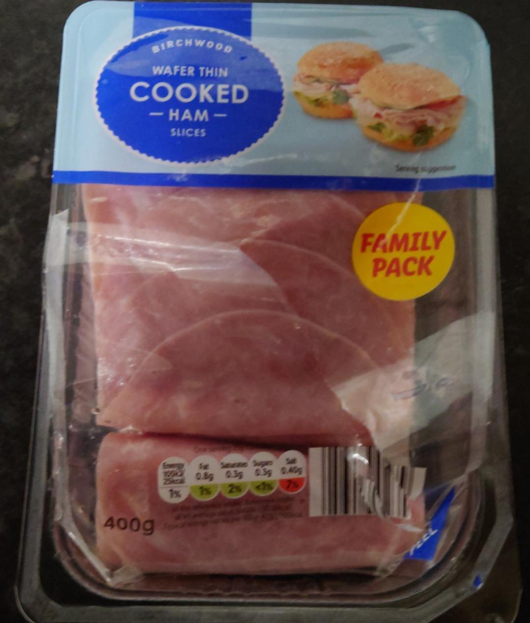 Fotografie - Wafer Thin Cooked Ham Slices Birchwood