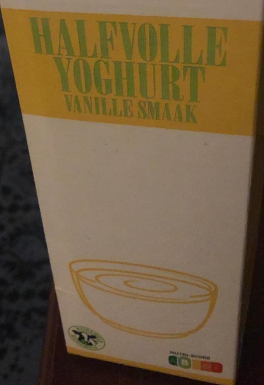Fotografie - Halfvolle yoghurt vanille smaak