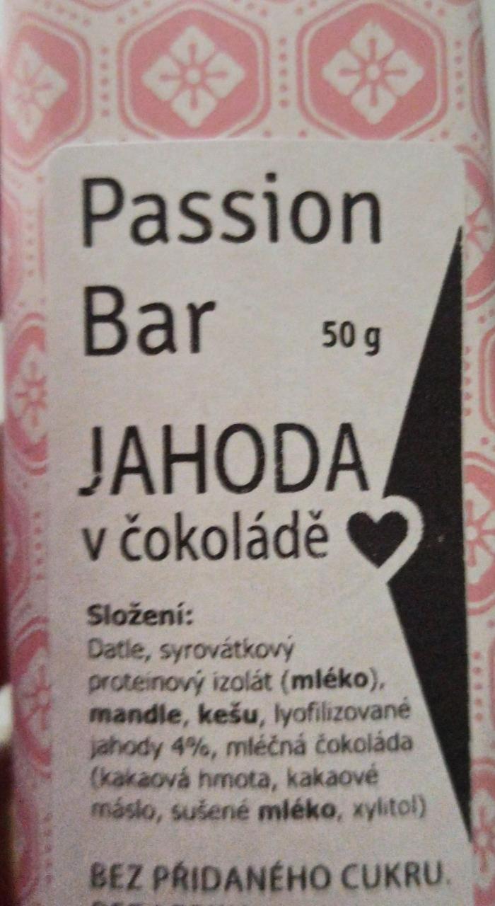 Fotografie - Jahoda v čokoládě passion bar