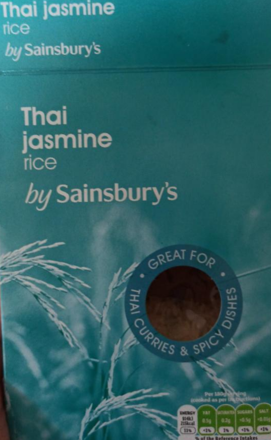 Fotografie - Thai Jasmine Rice Sainsbury's