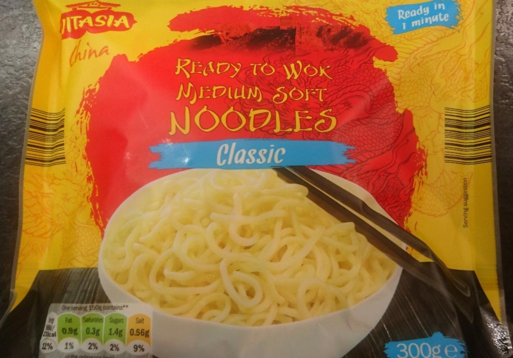 Fotografie - Ready to wok Medium Soft Noodles Classic Vitasia