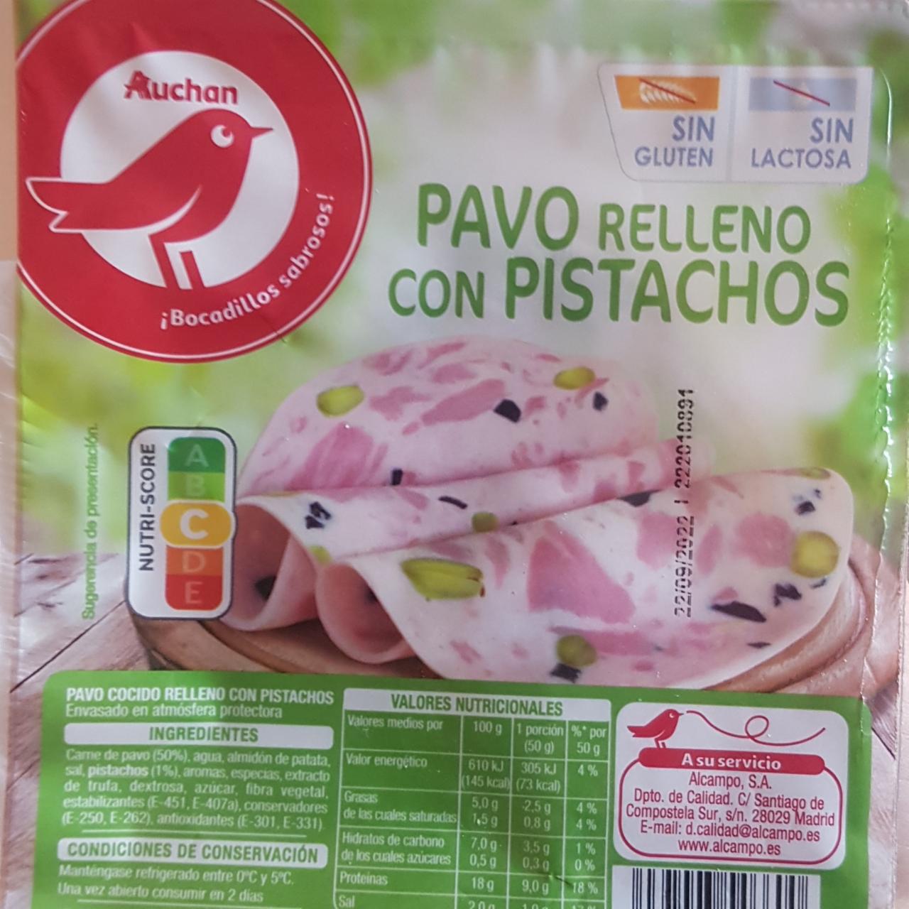 Fotografie - Pavo relleno con Pistachos Auchan