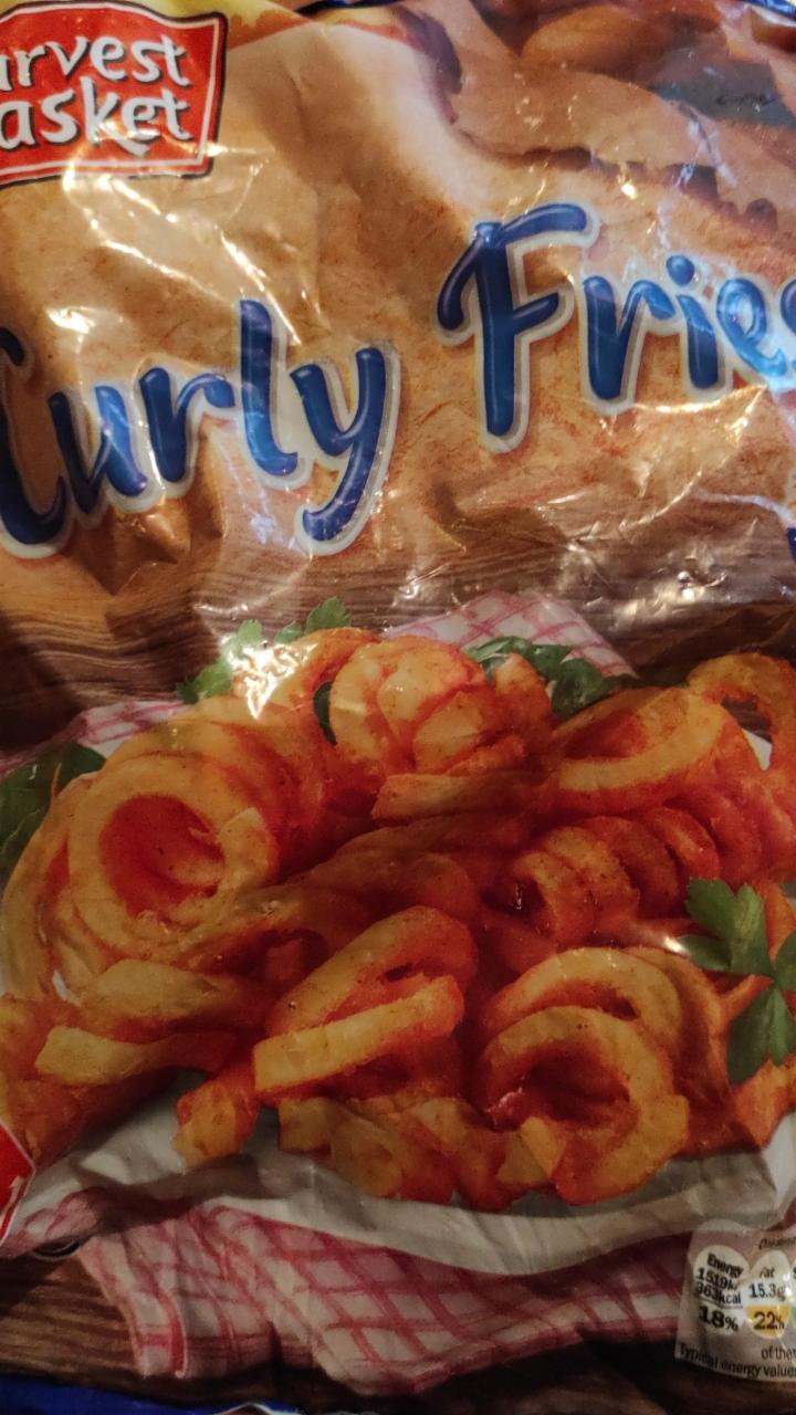 Fotografie - Curly Fries Harvest Basket