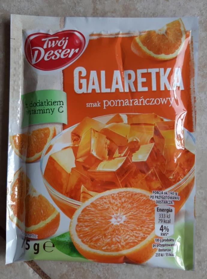 Fotografie - Galaretka smak pomarańczowy Twój Deser