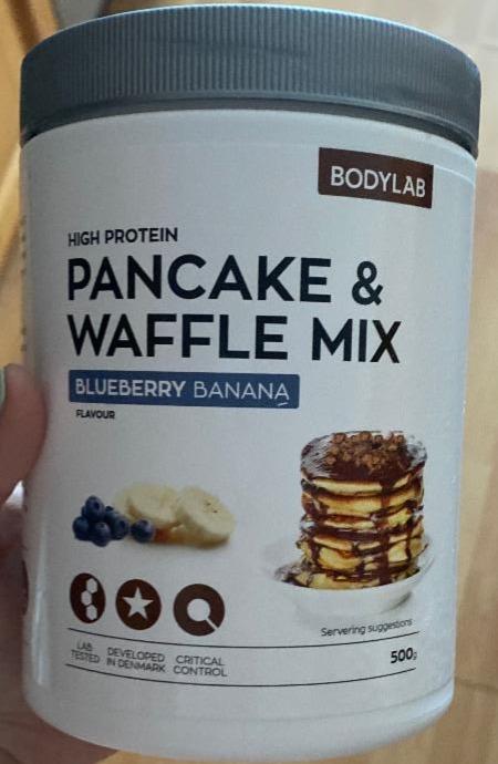 Fotografie - High Protein Pancake & Waffle Mix Blueberry Banana Flavour Bodylab