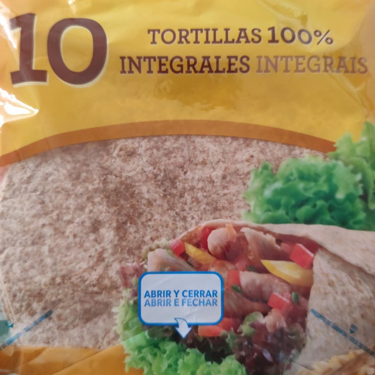 Fotografie - 10 Tortillas 100% integrales Hacendado