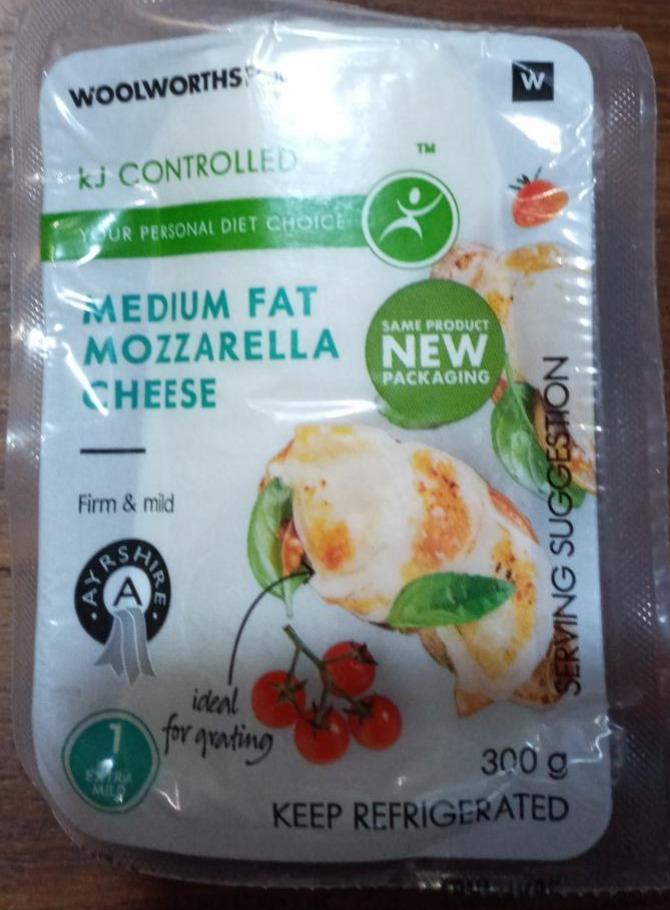 Fotografie - Medium Fat Mozzarella Cheese Woolworths Food
