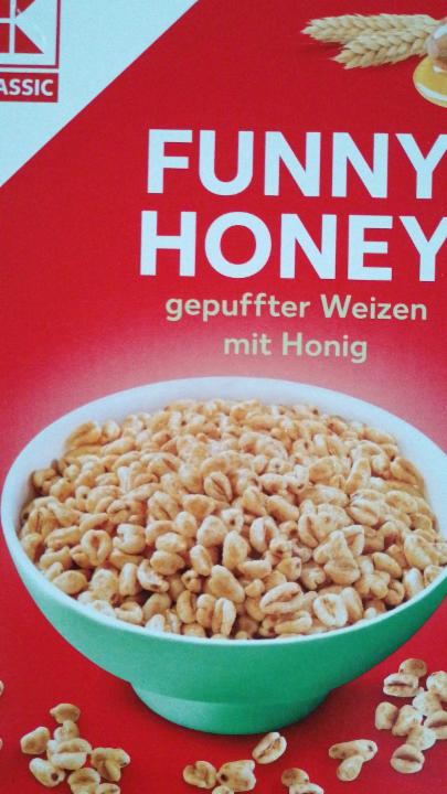 Fotografie - Funny Honey gepuffter Weizen mit Honig K-Classic