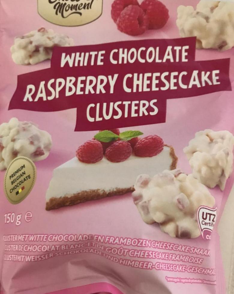 Fotografie - White chocolate raspberry cheesecake clusters
