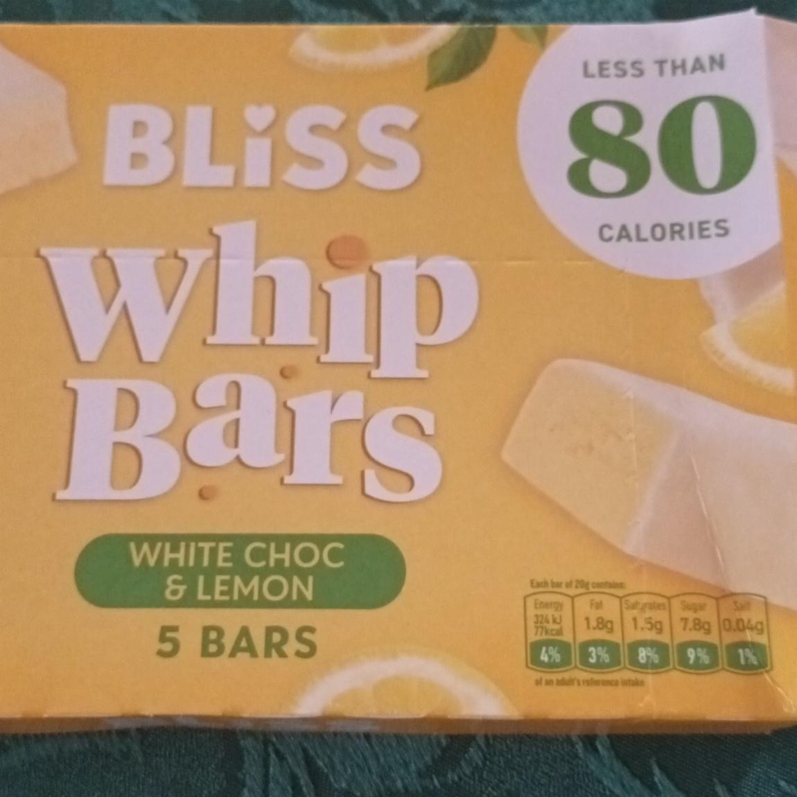 Fotografie - Whip Bars White choc & Lemon Bliss