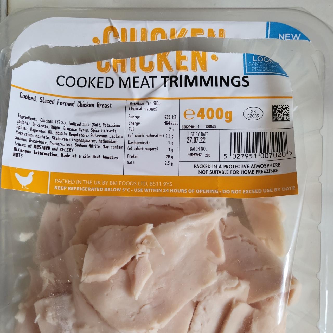 Fotografie - Chicken cooked meat trimmings Aldi