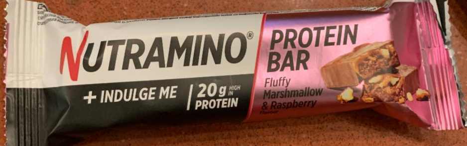 Fotografie - Nutramino Protein Bar fluffy Marshmallow & Raspberry