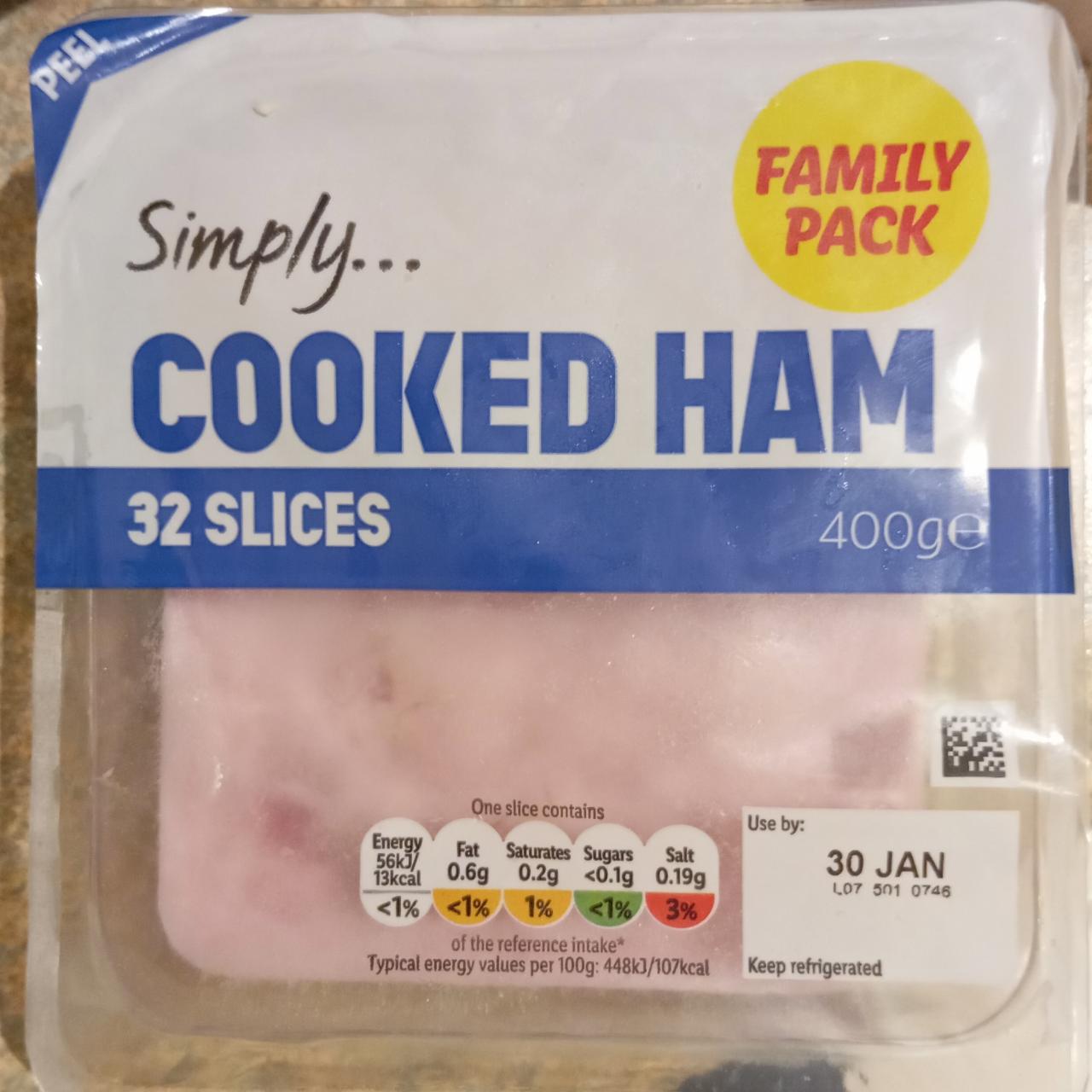 Fotografie - Simply Cooked Ham Slices Family Pack Lidl