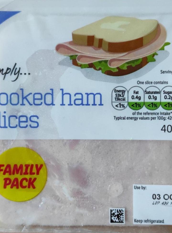 Fotografie - Simply Cooked Ham Slices Family Pack Lidl