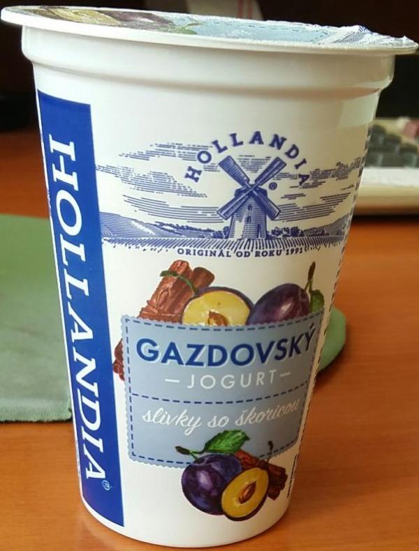 Fotografie - Selský jogurt švestky se skořicí Hollandia