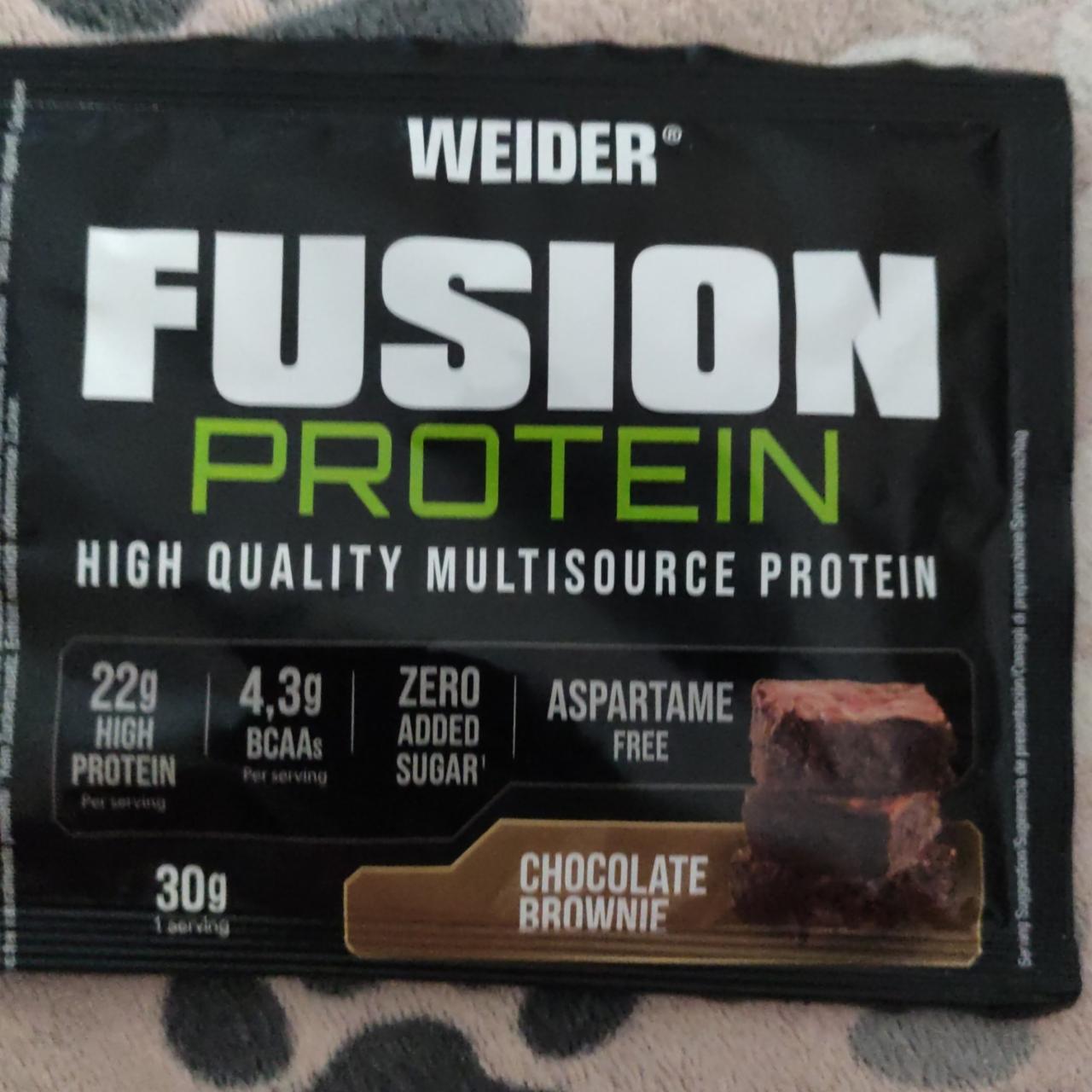 Fotografie - Fusion Protein Chocolate Brownie Weider