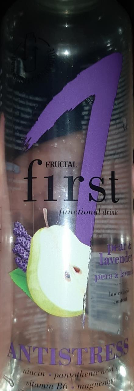 Fotografie - First functional drink pear lavender Antistress Fructal