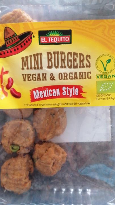 Fotografie - Mini Burgers Vegan & Organic El Tequito