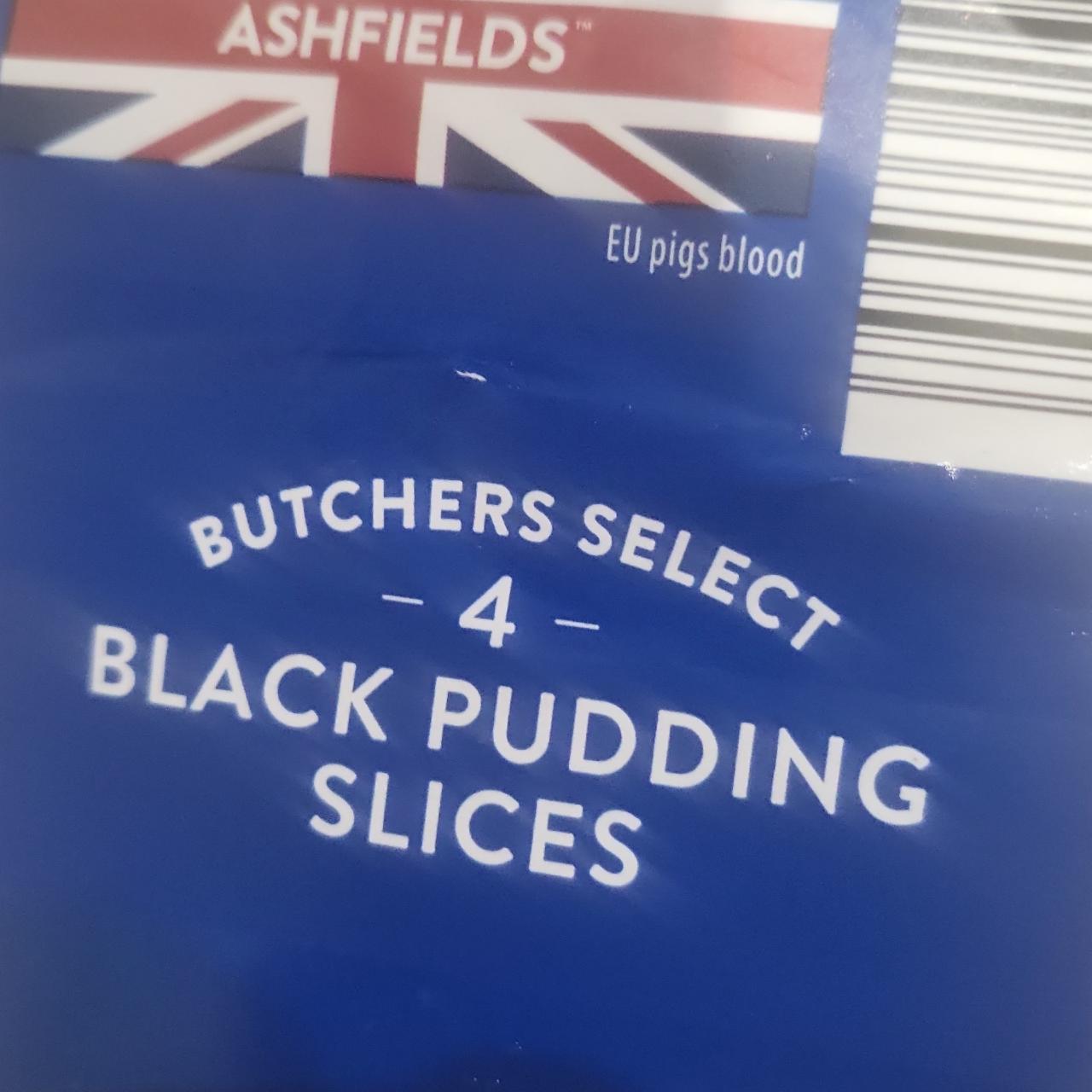Fotografie - black pudding slices Ashfields Aldi