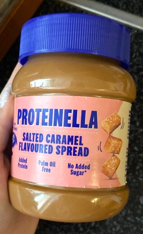 Fotografie - Proteinella salted caramel flavoured spread HealthyCo