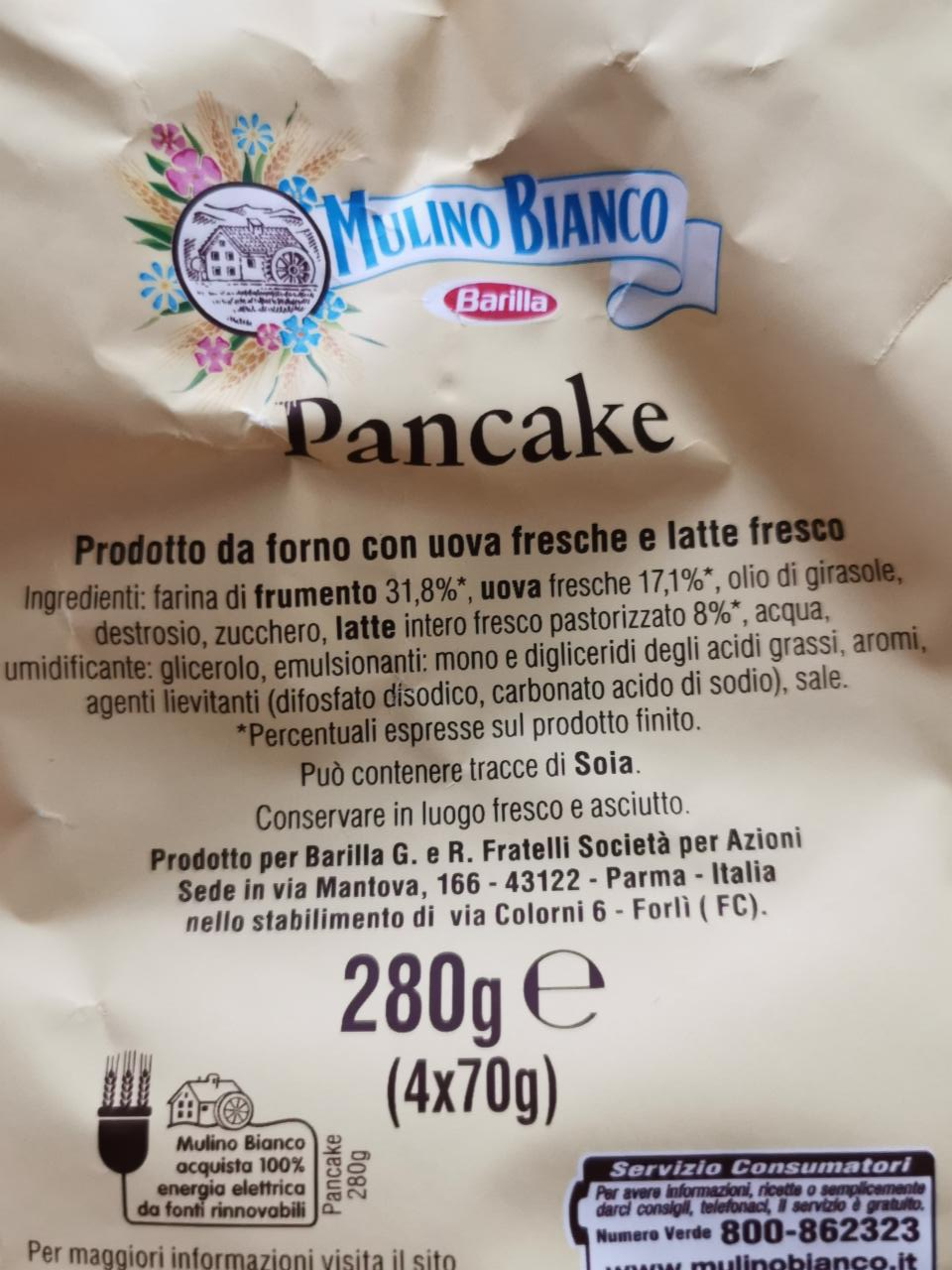 Pancake - Mulino Bianco - 280g