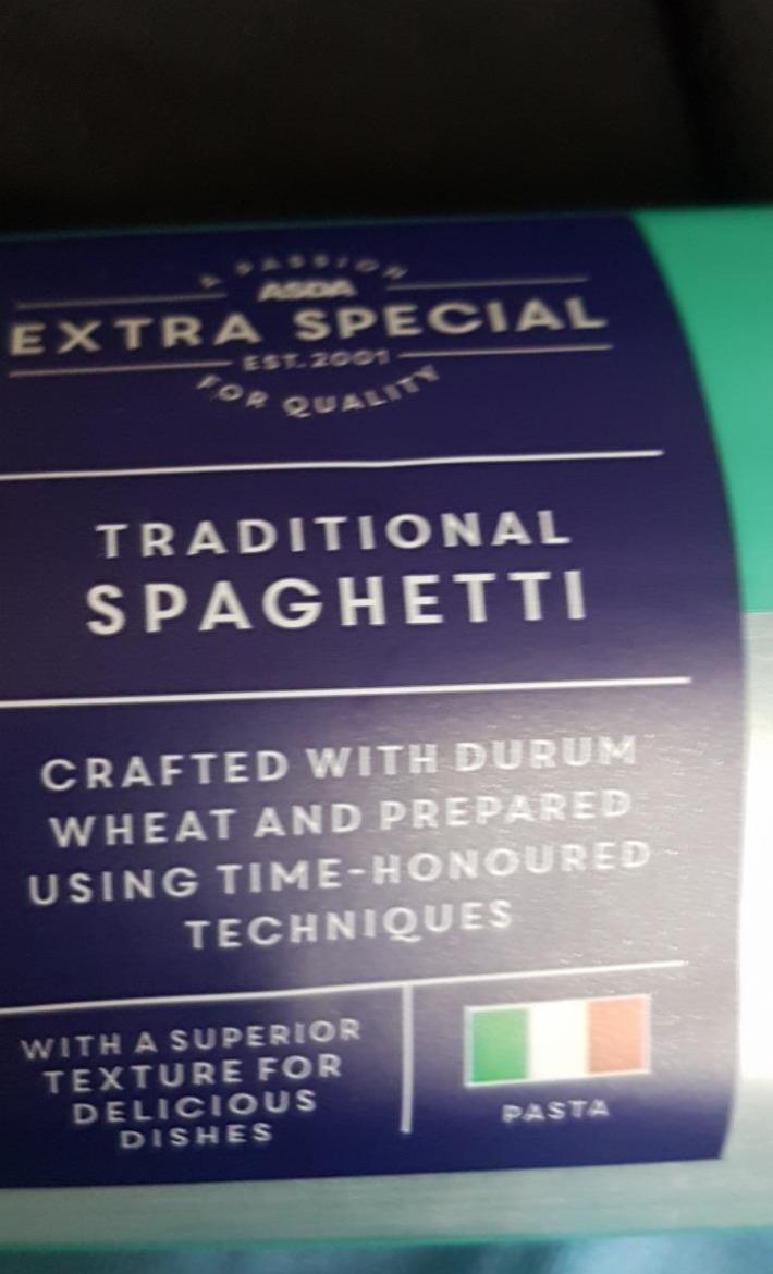 Fotografie - Traditional Spaghetti Asda Extra Special