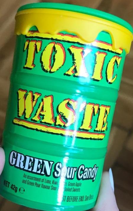 Fotografie - Green Sour Candy Toxic Waste
