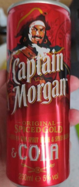 Fotografie - Captain Morgan Original Spiced Gold & Cola 5%