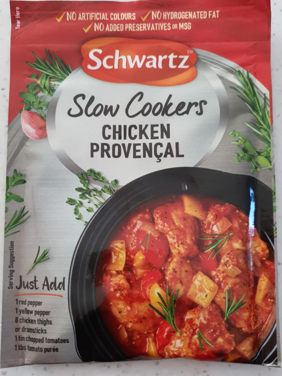 Fotografie - Slow Cook Chicken Provençal Mix Schwartz